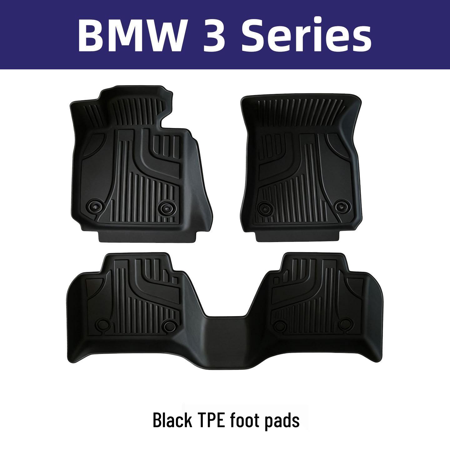 

Eco-friendly, Wear-resistant TPE Floor Mats for BMW 3 Series - Double Layer Interior Protection. Single Layer TPE Mats