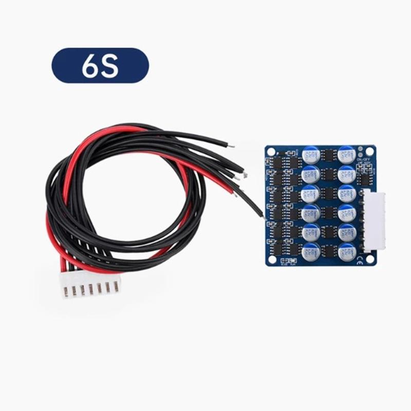 6A Hybrid Active Equalization BMS 3S to 17S Universal Balancer for Lifepo4 18650 Lithium Battery Maintenance