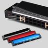 24-Hole Professional Harmonica for Beginners, Diatonic Double Tremolo Harmonica for Adults Music Student Teacher Gift