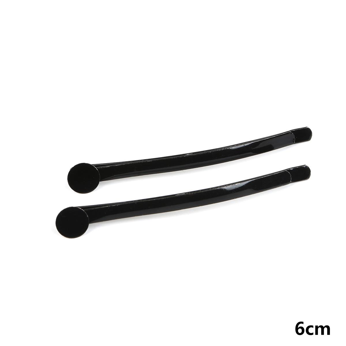 

Утюг разных размеров, расческа для волос, заколки для волос, заколки для волос, DIY ювелирные изделия, украшения для волос, аксессуары, основа 6cm 5pcs чёрный