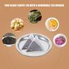 12pcs Stainless Steel Bag Saucer Anti-Drip Bag Storage Dish For Home Office Metal Accessories Compact Tea Holder Dish