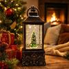Vintage Musical Snow Globe Santa Night Light - Christmas Gift Ornament