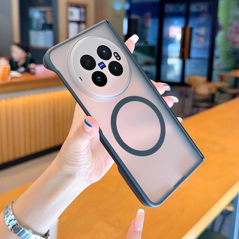 Applicable To Vivoxfold1 Magnetic Mobile Phone Case Skin Matte XFOLD1 Folding Screen Double Central Axis All-inclusive  Case