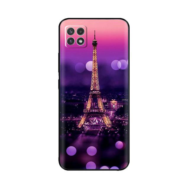 

Чохол для Samsung A22 Силіконова м яка накладка TPU для телефону Samsung Galaxy A22 5g 4g Galaxya22 A 22 Cover Квітковий захисний бампер For Samsung A22 4G