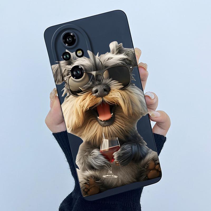 Cartoon Case For Honor 200 100 Honor200 Honor100 Pro Lite 5G Liquid Silicone Camera Lens Protector Phone Case Soft Back Cover