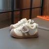 Baby toddler shoes 2025 winter velvet new children's shoes soft sole boys baby shoes girls non-slip shoes