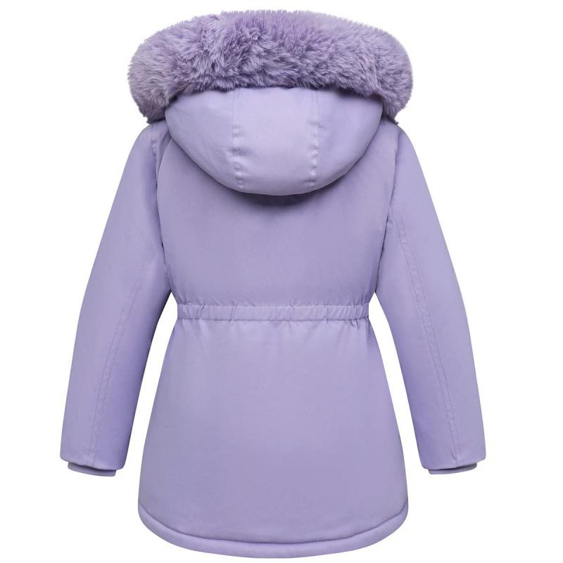 Girls Down Cotton Jacket 2025 New Winter Children Clothing Girl Mid-Length Three-Proof Coat Warm Overcoats