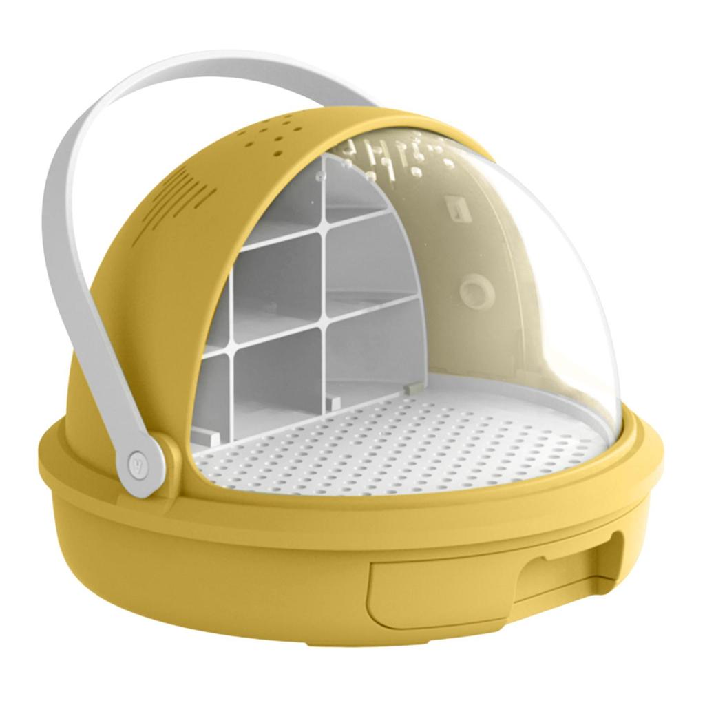 Silkworm Breeding Box ,Portable Silkworm Growth Box, Transparent Breathable Habitat Cage, Small Animal Breeding Container,