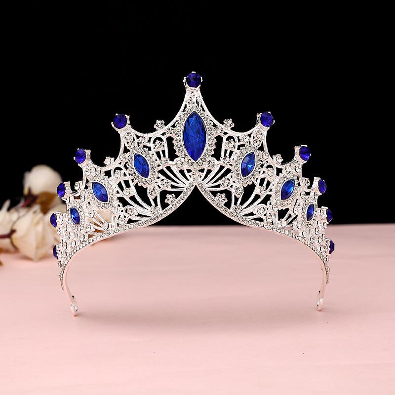 Bride's Crown Headband Wedding Korean Birthday Gift Adult Gift Crystal Crown Princess Dress Hair Accessory