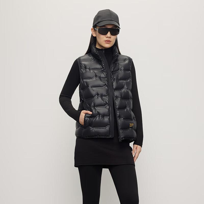 Gaofeng 2025 Unisex Black Gold Lightweight Goose Down Vest