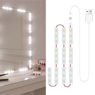 LED Makeup Mirror Lights 30LEDs Dimmable Touch Control Vanity Mirror Lights Bathroom Mirror Light