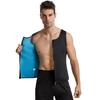 Men Zipper Sauna Sweat Vest, Tummy Control Workout Tank Top Plus Size Gym Body Shaper