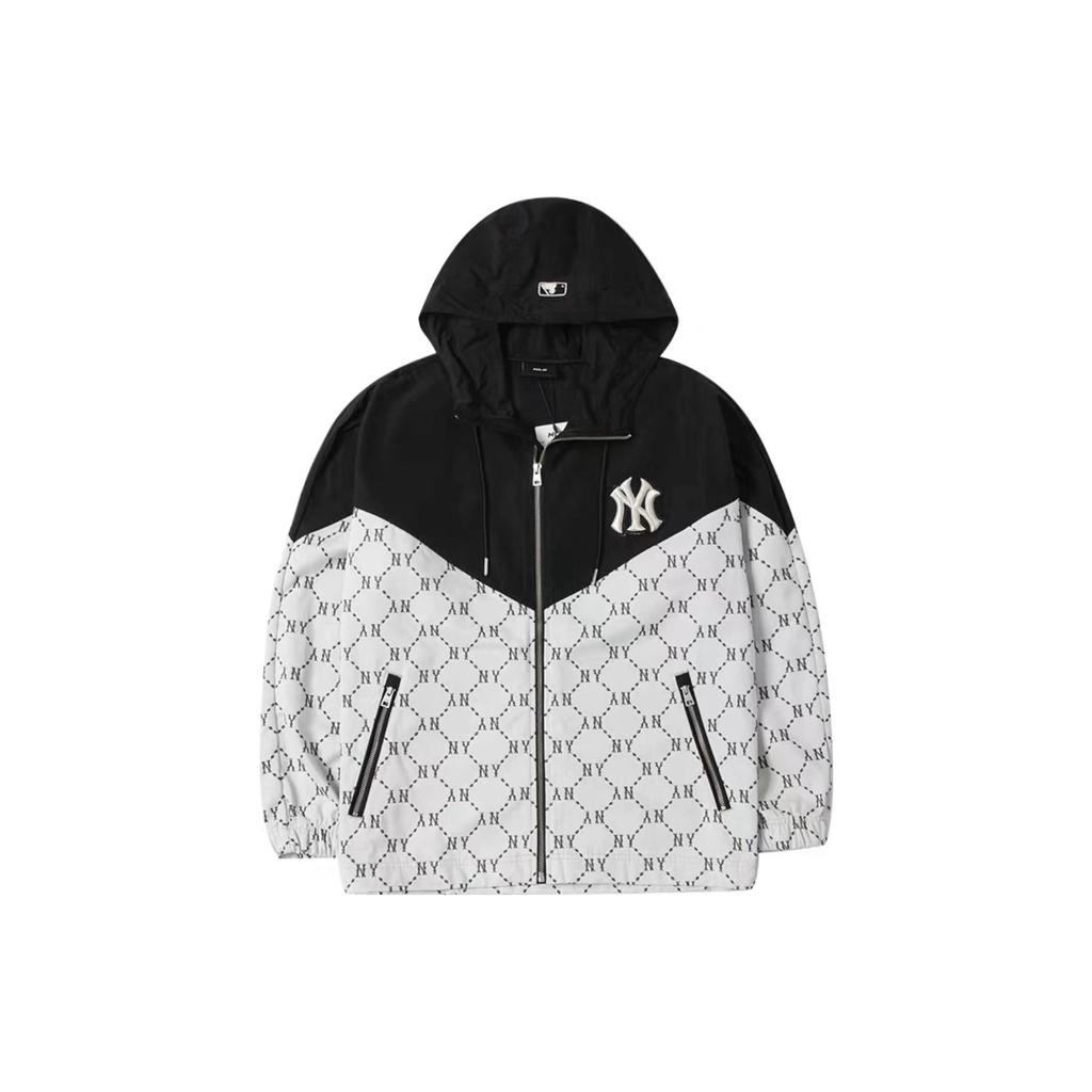 New MLB MONOGRAM Reading Collection Jackets Unisex Dark Cream 3AWJM0234-50CRD