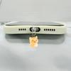 Cute Kitten Mobile Phone Dust Plug - DIY, Luminous, Exquisite and Compact, Protects Charging Port