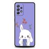 Cute Colorful Rabbit Phone Case for Samsung A51 A71 A21S A12 A11 A15 A25 A31 A41 A23 A33 A53 A73 A03S A05S A13 5G A35 A55 Cover