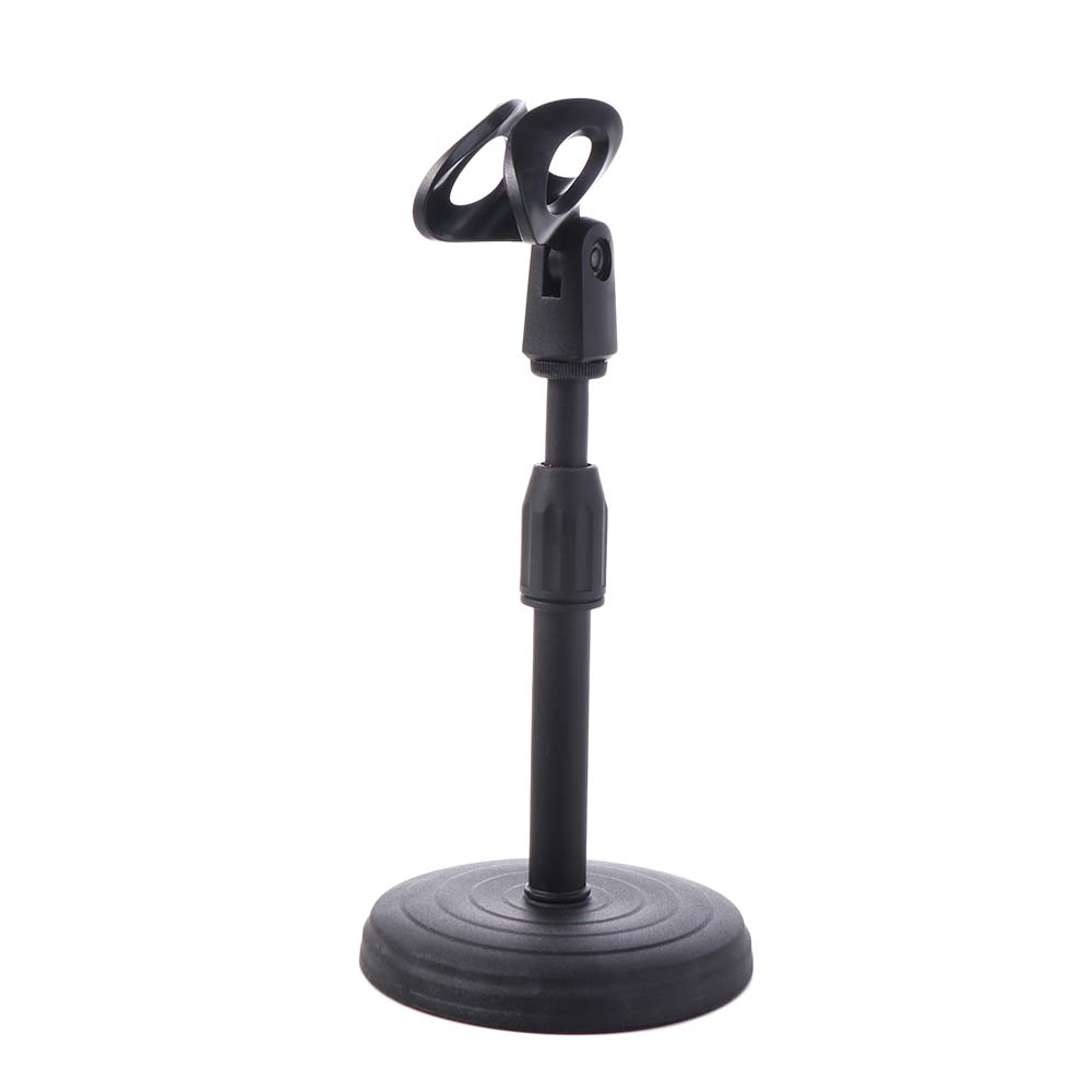 Universal Mini Desk Microphone Stand 360° Rotating Foldable Microphone Clip  Desk Mount