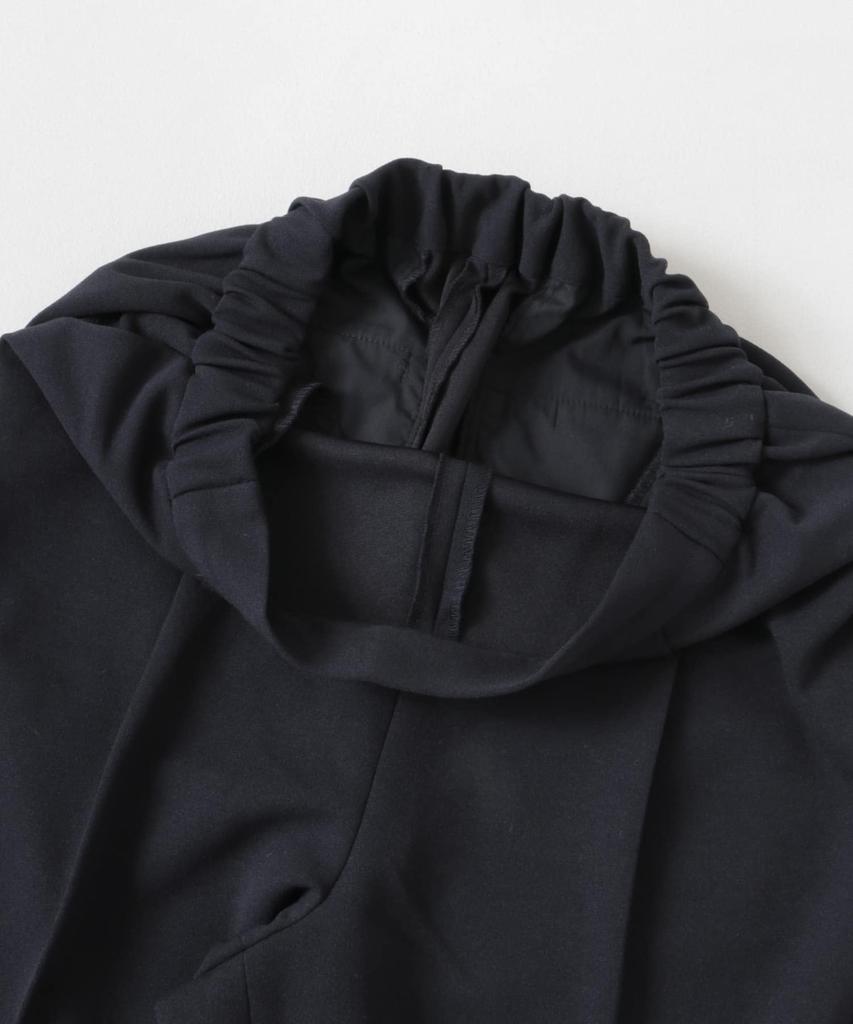 URBAN RESEARCH DOORS Cut Georgette Tapered Medium Women's Pants, DR47-24A212, Navy,