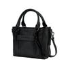 Longchamp 3D Front Logo Embellished Zipper Closure Tote Bag Shopping Bag Small Calfskin Handbag Small Women Tote Black 10197HCV001