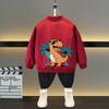 Chaqueta de primavera y otoño para niños y niñas, uniforme de béisbol con estampado de letras de oso de dibujos animados para niños de 4 a 12 años, ropa de abrigo deportiva