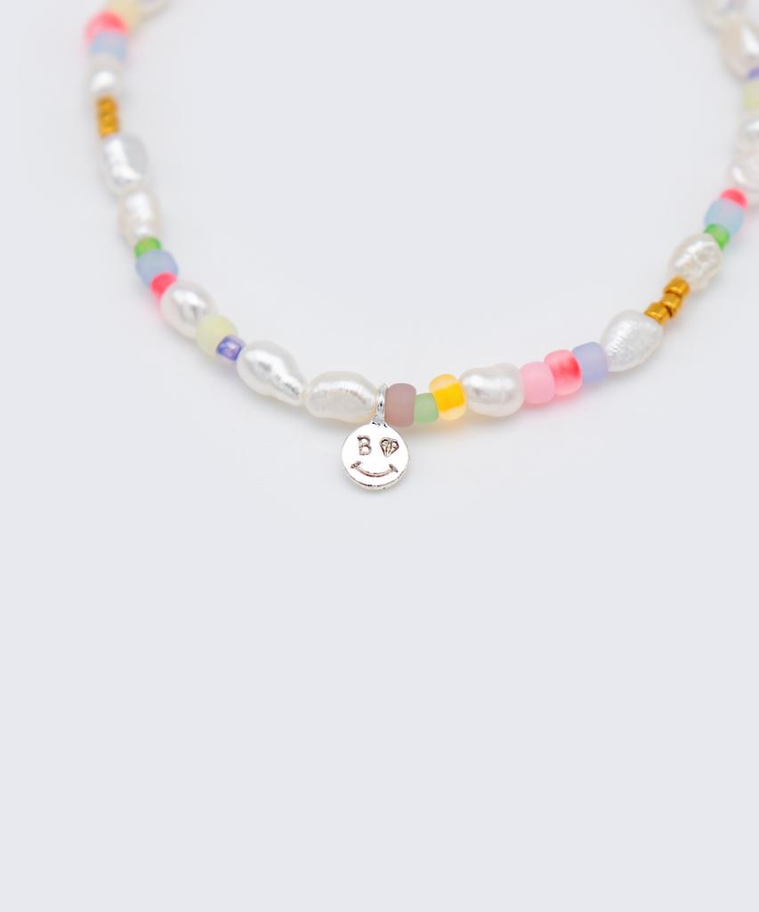 Bonbeau Jelly Beads Water Pearl Bracelet 3Mm Rice Grain Freshwater Pearl Color Bead Bracelet