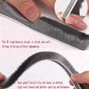 10m Self-Adhesive Plastic Weather Stripping - Dustproof, Windproof, Soundproof & Anti-Collision Seal Strip for Aluminum Alloy
