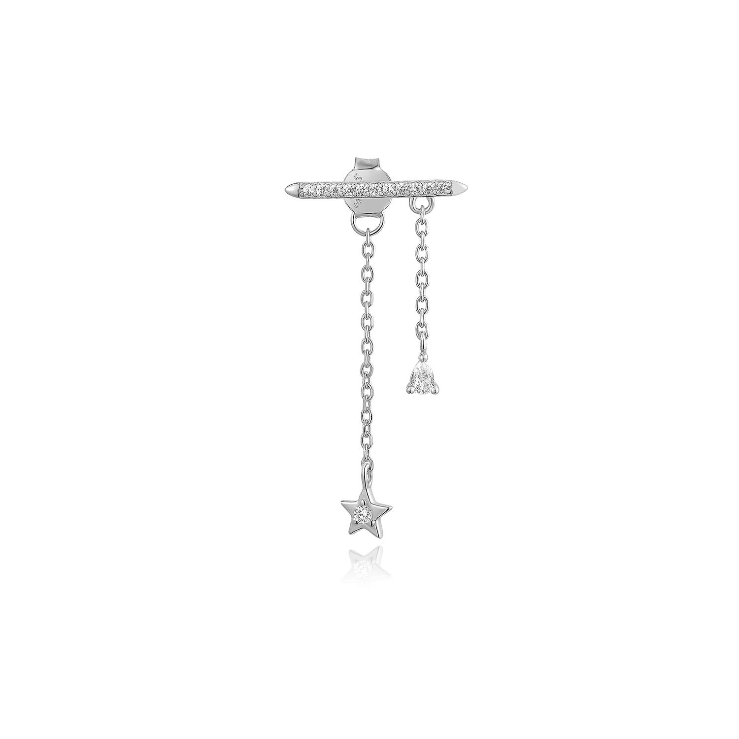 

ANDYWEN 925 Silver Gold Flirt Drop Earring Teadrops Pendietes Fantasy Pavee Cuff Moonlight Petite Clips Piercing Jewelr
