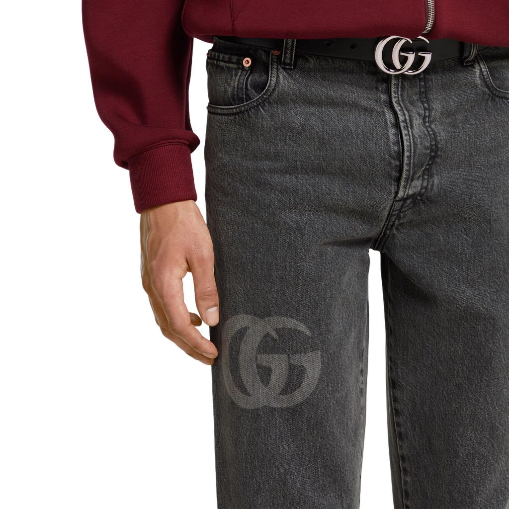 GUCCI Logo Detailed Slim Fit Denim Jeans 815642-XDDCC-1130