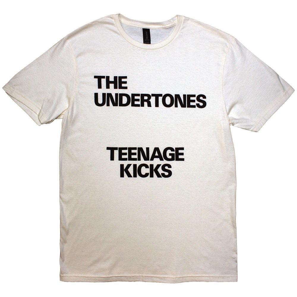 

The Undertones Teenage Kicks Text T-Shirt Tops Tee Neutral New XL