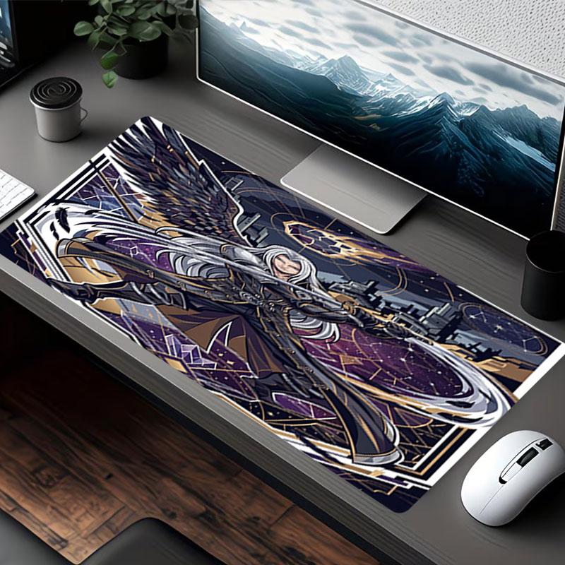 Final Fantasy Print Mouse Pad, for Keyboard Pad Laptop PC Mat for Office Home Use, Desk Decor, Perfect Birthday Gift for Gamers