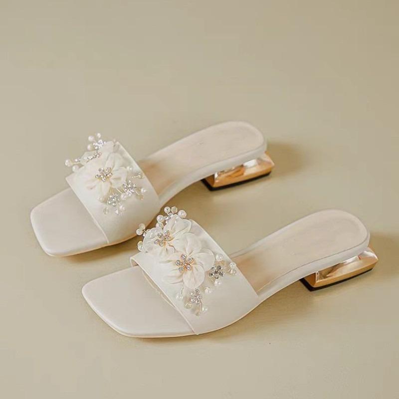 Stylish Minimalist Single-strap Sliding Sandals Solid Color Women's Slippers 2025 Summer New Outdoor Casual Opentoe