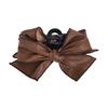 Retro Leather Stripe Bow Hair Claw Headband Womans Elegant Hair Pins Large Shark Clips Female Fashion Barrettes Hair Accessories