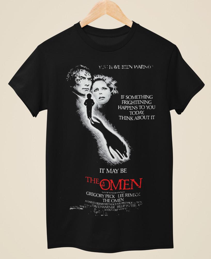 The Omen - Movie Poster Inspired Unisex Black T-Shirt Unisex T-Shirt S