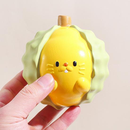 Cute Slow-Rising Squeeze Toy Soft PU Fidget for Stress Relief Realistic Fruit-Shaped Decompression Gadget for Kids Adults