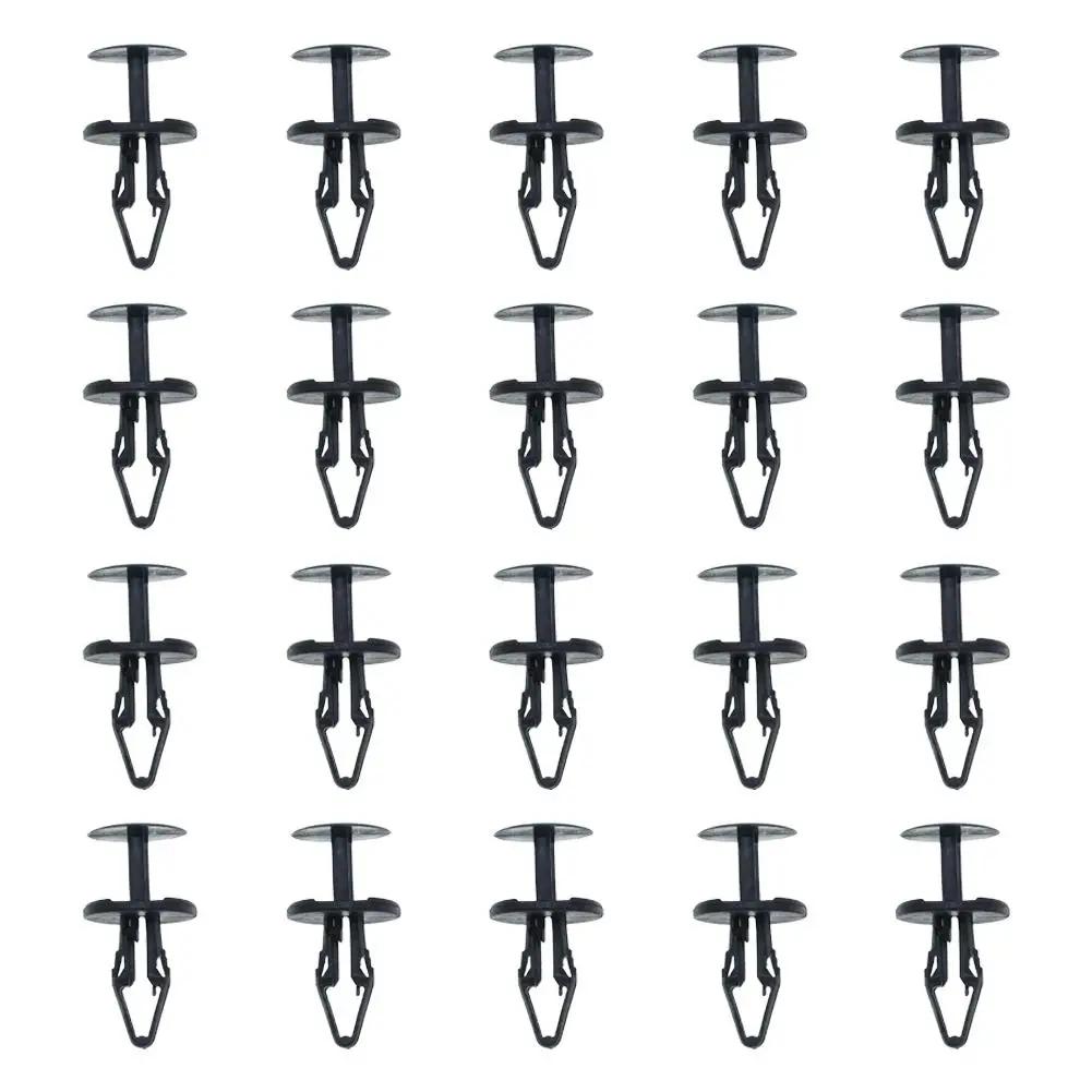 20 Pcs Plastic Clips For Ford Auto Bumper Push Retainer Clips Mudguard Clips Black Plastic Rivet Fixing Buckle Auto Repair Z1I2