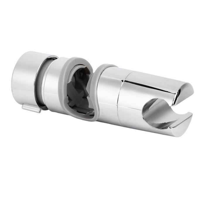 Support de pommeau de douche pour barre coulissante Pince de support de douche universelle Support de tête de rail réglable de