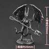 Vintage Metal Hell Demon Soldier Miniature Model War Chess Board Game Piece Car Ornament Collectible Toy
