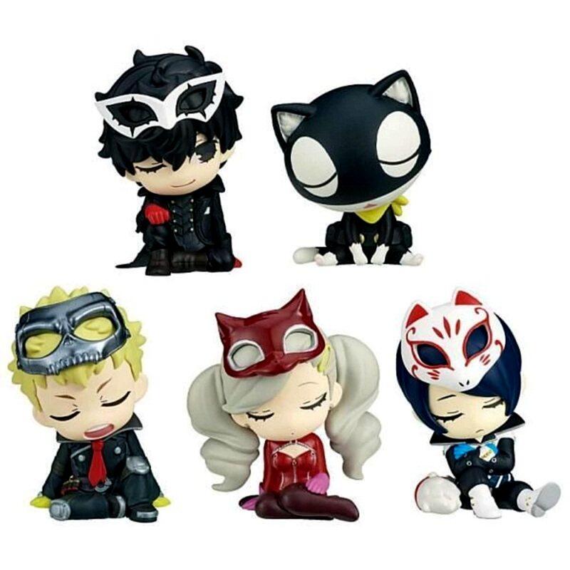 Op Voorraad Persona Schouder-aan-Schouder Stijl Blind Box Kawaii Anime Actiefiguur Bureau Decoratie Verrassingscadeaus Voor Fans black