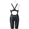 MIZUNO FX SONIC SYNERGY Half Suit Black x Size FINA for Competitive and Race Swimming Women's N2MGA230, Black, XS, Approved,