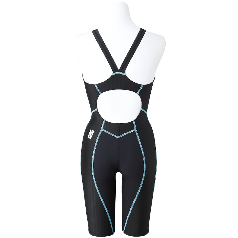 MIZUNO FX SONIC SYNERGY Half Suit Black x Size FINA for Competitive and Race Swimming Women's N2MGA230, Black, XS, Approved,