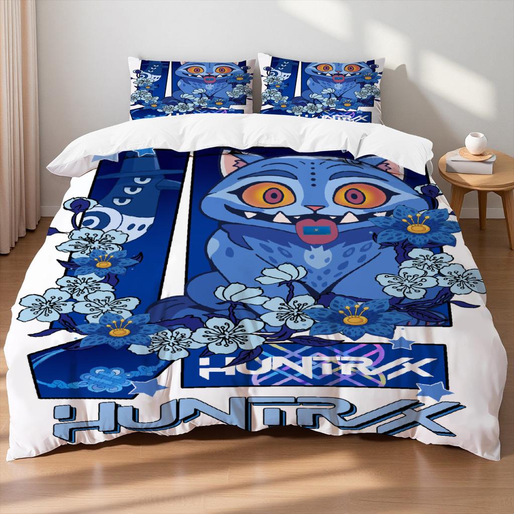 Zoey Demon Hunters K-pop Girls Boys Group Printed Coreless Duvet Cover Multi Size Bedroom Dormitory Holiday Bedding Decoration