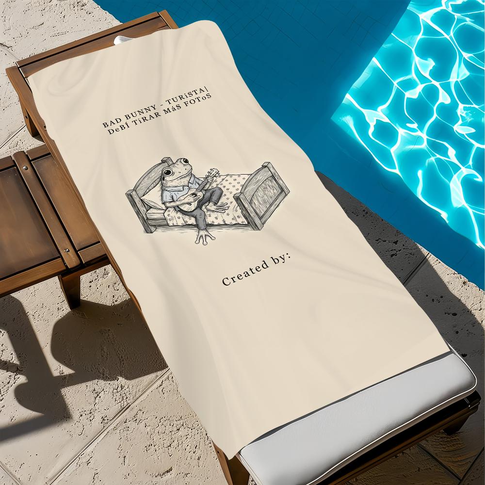 Cattiva cantante DeBi TiRAR MaS FOToS d-dtmf b-Coniglietto Asciugamano da Spiaggia Asciugatura Rapida Morbido Asciugamani da Piscina Regalo per Viaggio Palestra Doccia Campeggio sport
