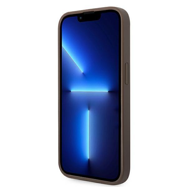 Guess Guhcp14Xg4Glbr Iphone 14 Pro Max6,7 Brązowy/Brown Hard Case 4G Stripe Collection