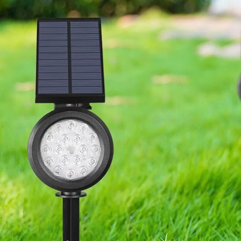 Nufeng 4-LED Color-Changing Solar Garden Spotlight