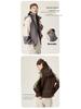 Colorblock Water-Repellent Softshell Jacket with Elastic Hem and Fleece Lining