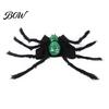Pet Party Supplies for Dogs Spider Costume, Halloween Cat Outfit with Skull Face, Black Funny Apparel Holiday Cats Cosplay Photo Props Easy