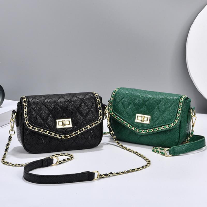 Torba damska Duża pojemność Modna uniwersalna torba damska Prosta tekstura Łańcuszek Torba damska Jedno ramię Torba skośna