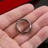 Titanium Steel Skull Head Ring Punk Style Fashion Jewelry