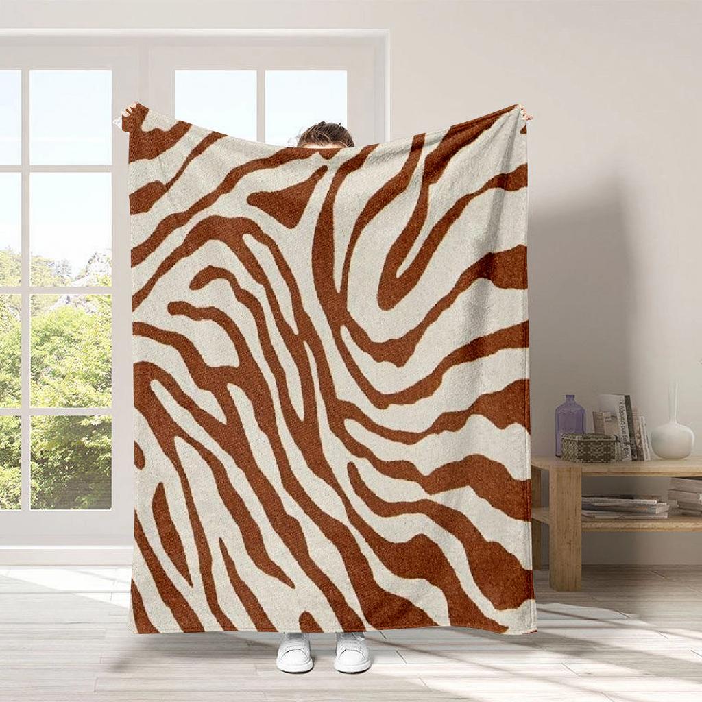 texture of animal fur Printed Blanket for Sofa Bed Travel Camping Living Room Office Conditioning Blanket for All Seasons Gifts