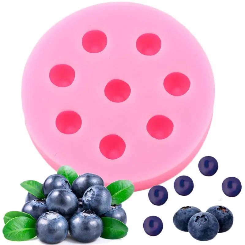 Strawberry, Blueberry, Mulberry, Pineapple, Orange Fondant, Chocolate, Jelly, Candy, Resin, Cake Decorating Tool Silicone Mold