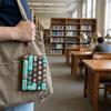 Cartoon 26-Key Keychain 26 Key Grid Keycap Clicker Mechanical Keyboard Keychain  Bag Charm